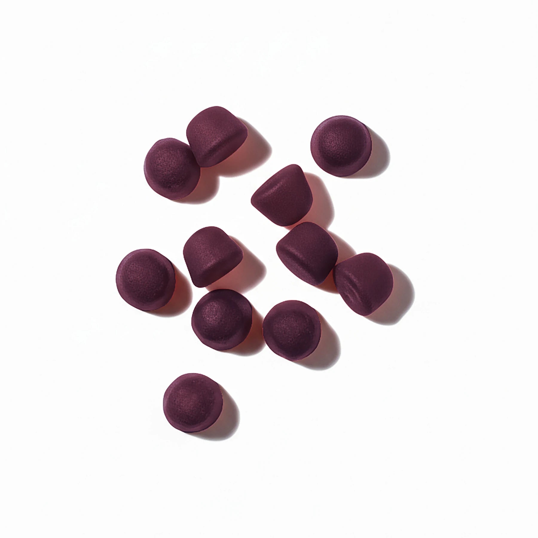 A close view of CP-1 blueberry gummies