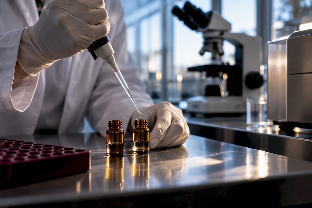Laboratory analysis of supplement compounds